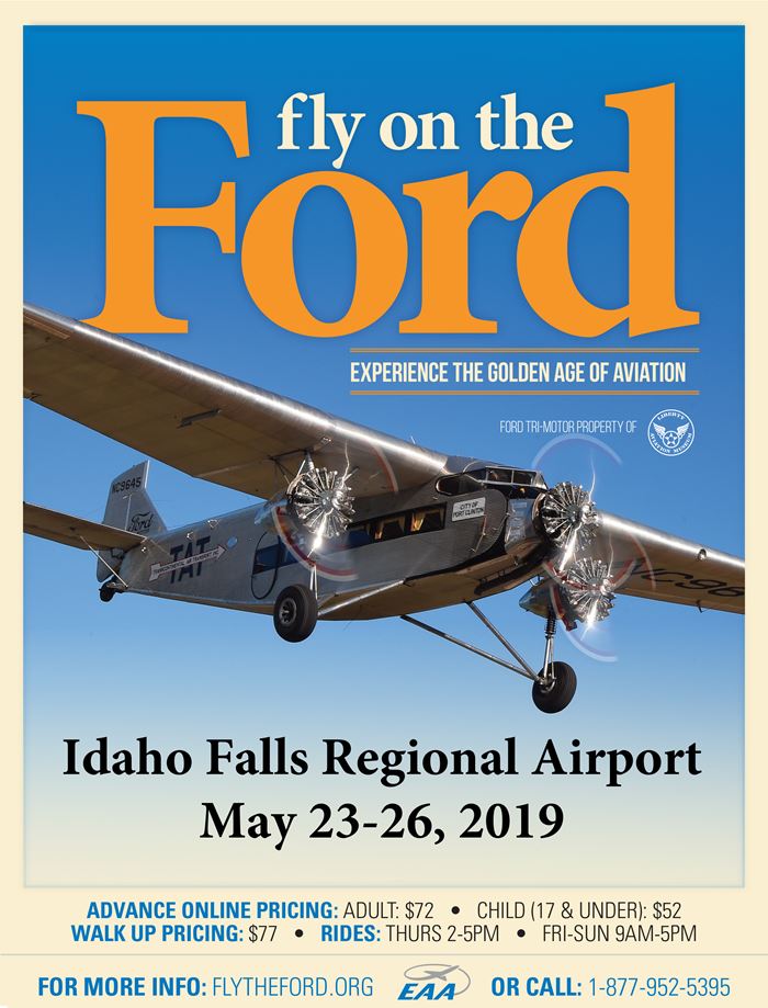 Aero Mark is Hosting the EAA's Ford Tri-Motor in May