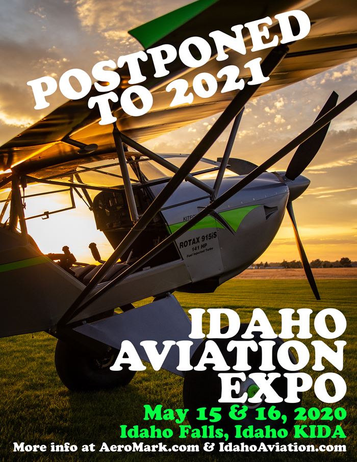 Idaho Aviation Expo Postponed to 2021
