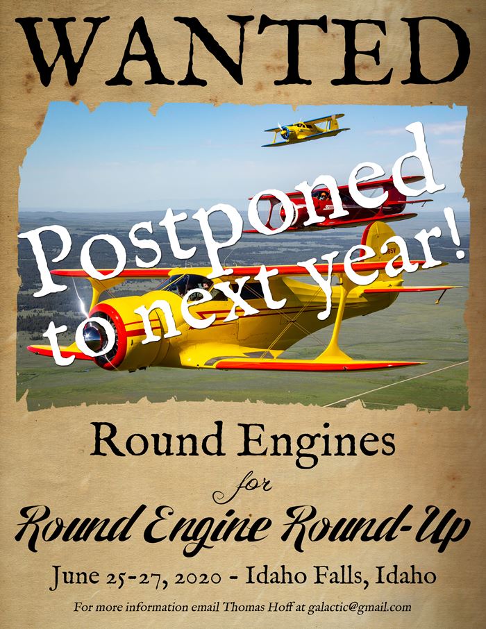 Round Engine Round-Up Postponed to 2021